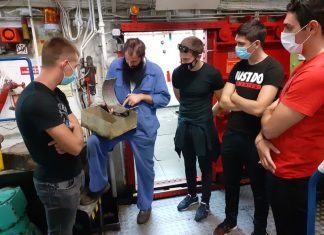 Terenska nastava na brodu “Dubrovnik”