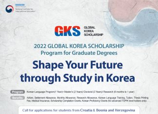 Korea Scholarship 2022