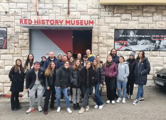 Stručno razgledanje stare gradske jezgre i posjet Erasmus studenata Muzeju crvene povijesti
