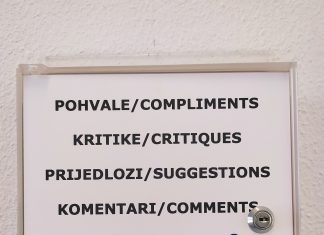 Studentice i studenti Odjela za ekonomiju i poslovnu ekonomiju svoje prijedloge, primjedbe, kritike i ideje ubuduće mogu ubaciti u za to postavljenu kutiju