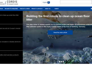 SeaClear projekt na naslovnoj stranici CORDIS-a