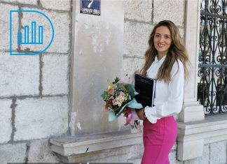 Antea Marić, dobitnica Rektorove nagrade