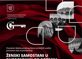 Predavanje povodom Međunarodnog dana turističkih vodiča o povijesnim ženskim samostanima u Dubrovniku