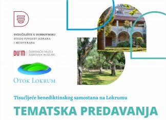Tematska predavanja o Lokrumu uz tisućitu obljetnicu benediktinskog samostana
