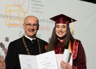 Viktorija Pilon, dobitnica Rektorove nagrade