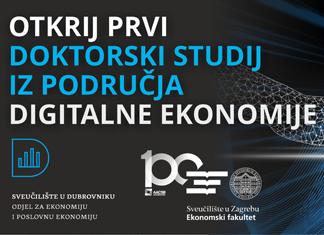 Natječaj za upis studenata- doktorski studij Poslovna ekonomija u digitalnom okruženju