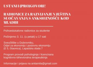 Radionice za studente: Ustani i (pro)govori!
