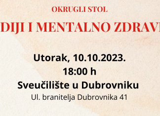 Okrugli stol „Mediji i mentalno zdravlje“