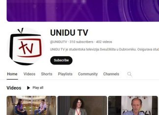 Otvaranje studija studentske UNIDU televizije