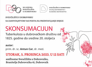 Skonsumacijun- Tuberkuloza u dubrovačkom društvu od 1825. godine do sredine 20. stoljeća