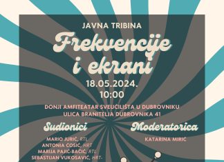 Javna tribina „Frekvencije i ekrani“ na Sveučilište dovodi poznata lica televizijskog i radio novinarstva
