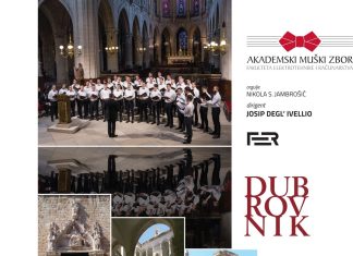 Koncertna turneja Akademskog muškog zbora FER-a u Dubrovniku