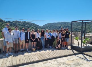 Studenti na edukaciji u okviru projekta „Upravljanje luksuznim resortima – Lopud 1483“