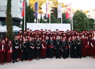 Svečano promovirani studenti Sveučilišta u Dubrovniku