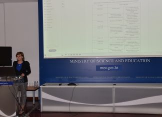 Prorektorica izv. prof. dr. sc. Sanja Žaja Vrbica predstavila rad Nacionalne skupine za unapređenje socijalne dimenzije visokog obrazovanja