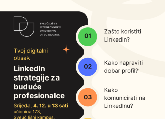 Započnite profesionalno putovanje kroz radionicu ‘Tvoj digitalni otisak: LinkedIn strategije za buduće profesionalce’