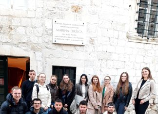 Studenti u posjetu Domu Marina Držića