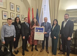 Prijem u palači Ranjina povodom osvajanja nagrade za najbolji EU projekt