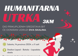 Pridružite se humanitarnoj utrci Dubrovnik Advent Run i podržite rad udruge Dva skalina