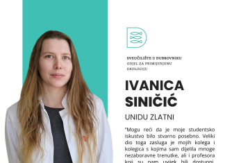 Ivanica Siničić, dobitnica STEM državne stipendije