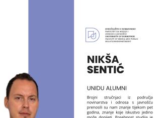 Alumni iskustvo – Nikša Sentić