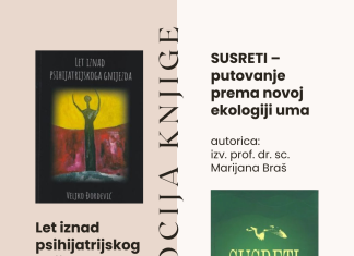 Predstavljanje knjiga “Let iznad psihijatrijskog gnijezda” i “SUSRETI – putovanje prema novoj ekologiji uma“ uz izložbu slika autora