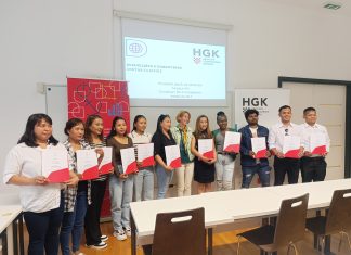Održana svečana dodjela potvrda polaznicima programa cjeloživotnog obrazovanja ‘Hrvatski jezik za strance – modul A1.1’ organiziranog u suradnji s Hrvatskom gospodarskom komorom