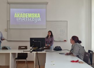 Studentski projekt “Akademska inkluzija” predstavljen na Fakultetu za medije i odnose s javnošću