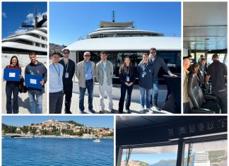Erasmus studenti i studenti prijediplomskog studija Nautika u posjeti Emerald Azzura