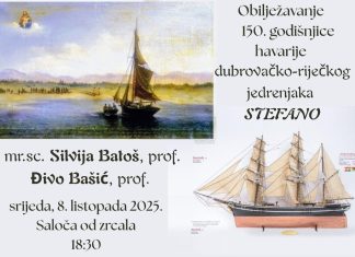 Predavanje mr. sc. Silvija Batoš – “Bark Stefano, 1875.: Kronologija događaja i istraživanja”