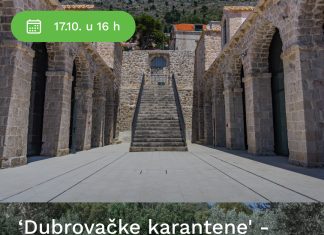 POZIV STUDENTIMA Predavanje „Dubrovačke karantene” na Lokrumu