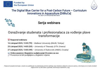 Serija webinara: Osnaživanje studenata i profesionalaca za vođenje plave transformacije