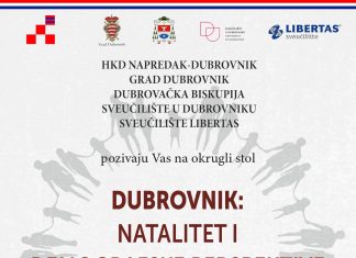 Dubrovnik pred demografskim izazovima: okrugli stol o natalitetu i razvojnim perspektivama