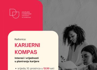 Radionica: KARIJERNI KOMPAS Interesi i vrijednosti u planiranju karijere