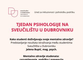 Sveučilište u Dubrovniku obilježava Tjedan psihologije