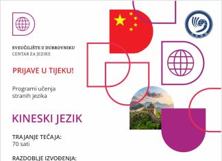 Sveučilište u Dubrovniku pokreće besplatan program učenja kineskog jezika
