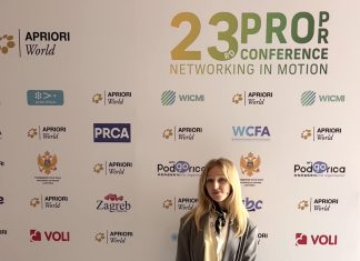 Studentica Darja Miljanić sudjelovala na 23. izdanju ProPR konferencije u Podgorici