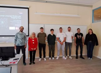 Erasmus+ Teaching Mobility: Profesor Utku Kose sa Sveučilišta Suleyman Demirel iz Turske održao je gostujuće predavanje na temu “Large Language Models with Hugging Face” Profesor Utku Kose sa Sveučilišta Suleyman Demirel iz Turske održao je gostujuće predavanje na temu "Large Language Models with Hugging Face"