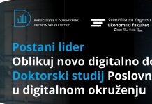 Natječaj za upis studenata sedme generacije doktorskog studija Poslovna ekonomija u digitalnom okruženju