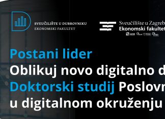 Natječaj za upis studenata sedme generacije doktorskog studija Poslovna ekonomija u digitalnom okruženju