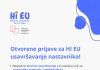 Otvorene prijave za HI EU projekt: stručno usavršavanje za nastavnike o Europskoj uniji
