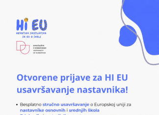 Otvorene prijave za HI EU projekt: stručno usavršavanje za nastavnike o Europskoj uniji