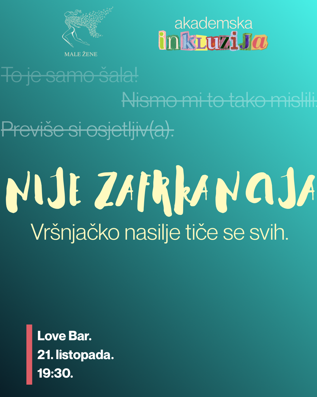 NIJE ZAFRKANCIJA