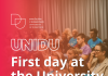 First Day at the University